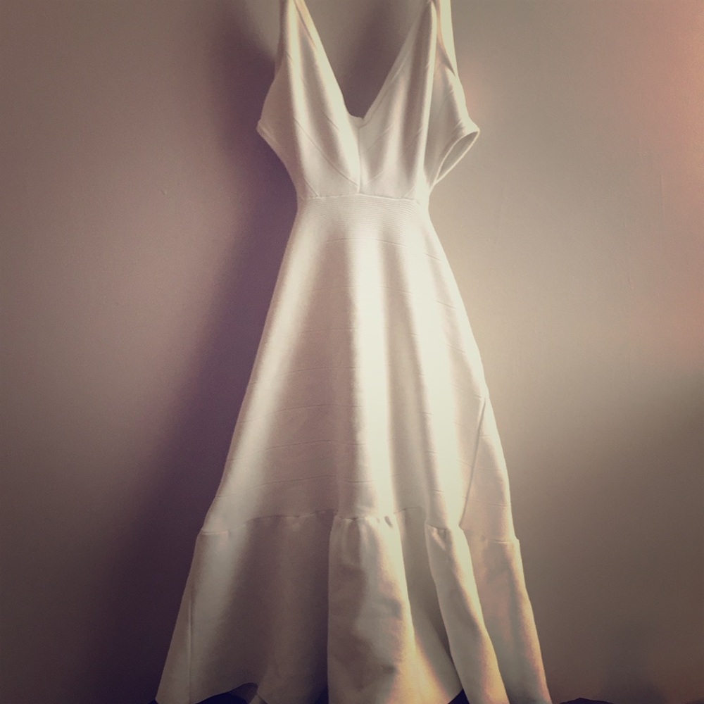 White Guess Bandage Dress